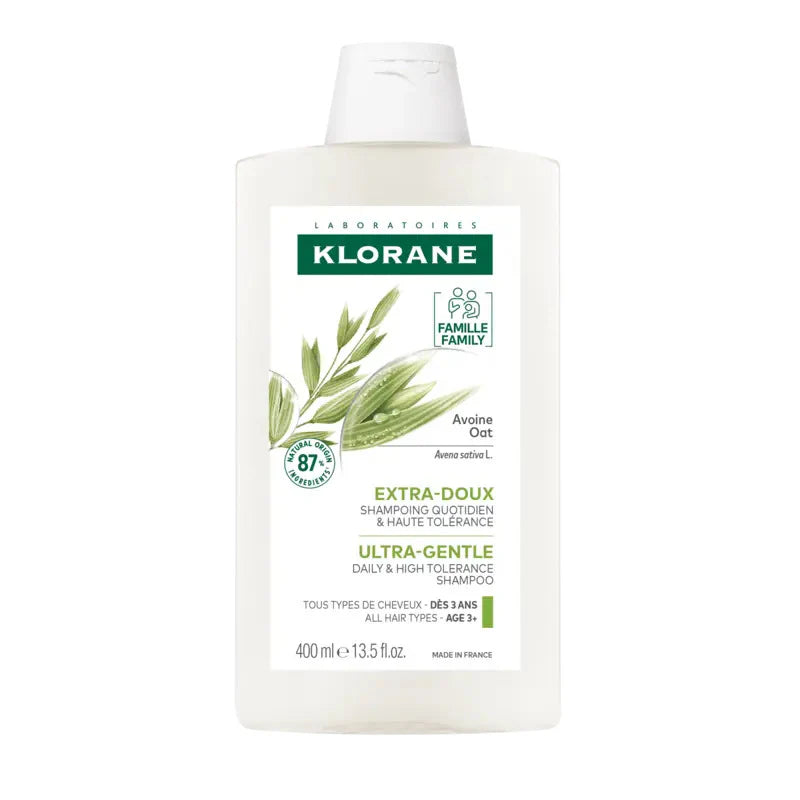 Klorane Ultra Gentle Shampoo With Oat Milk Hair 400ml
