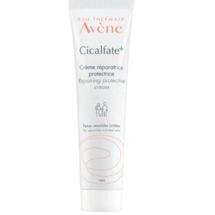 Avene Cicalfate+ cream tube on a white background