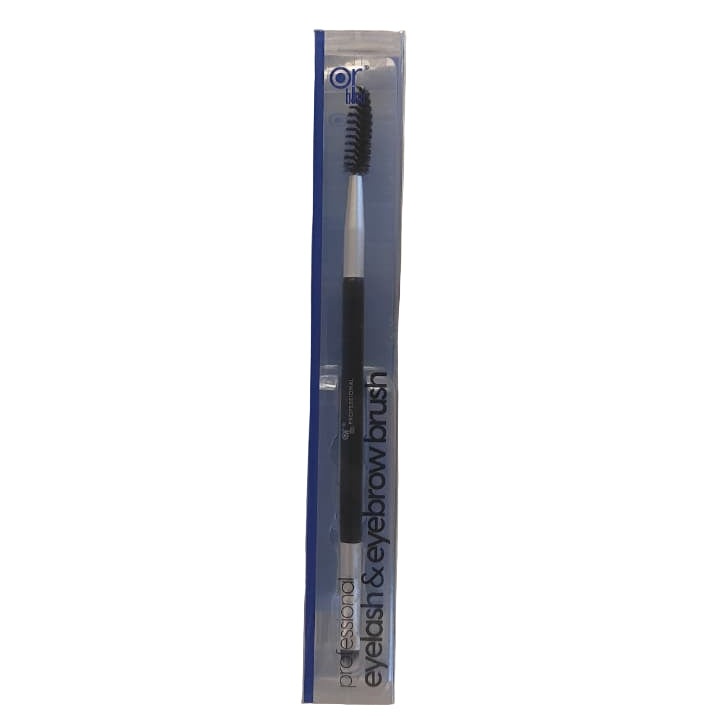 Double ended eyebrow and eyeshadow brush