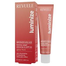 Shimmering Face & Body Fluid - Revuele Luminize Bronze & Blaze