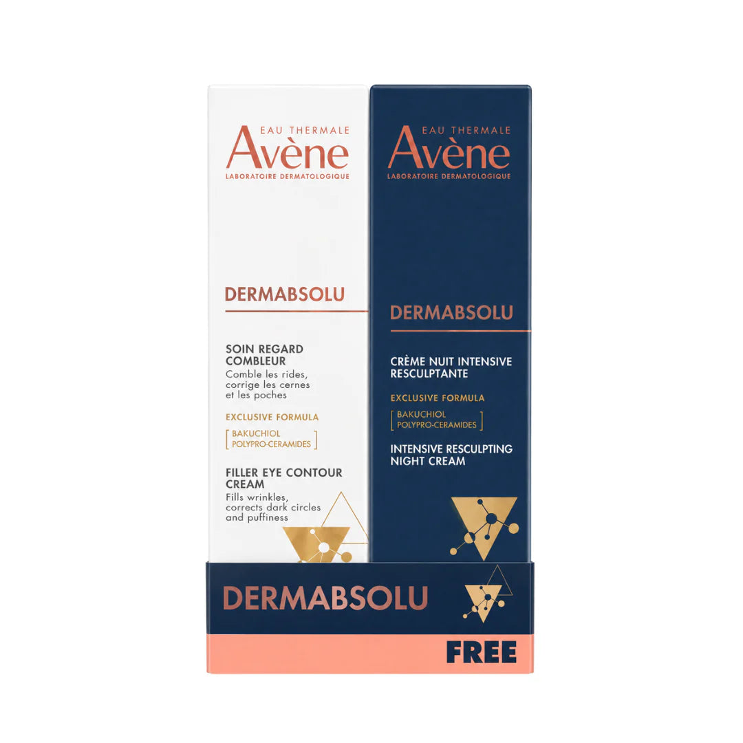 Avene Dermabsolu Eye Contour 15ml+Free 10ml Dermabsolu Night Cream