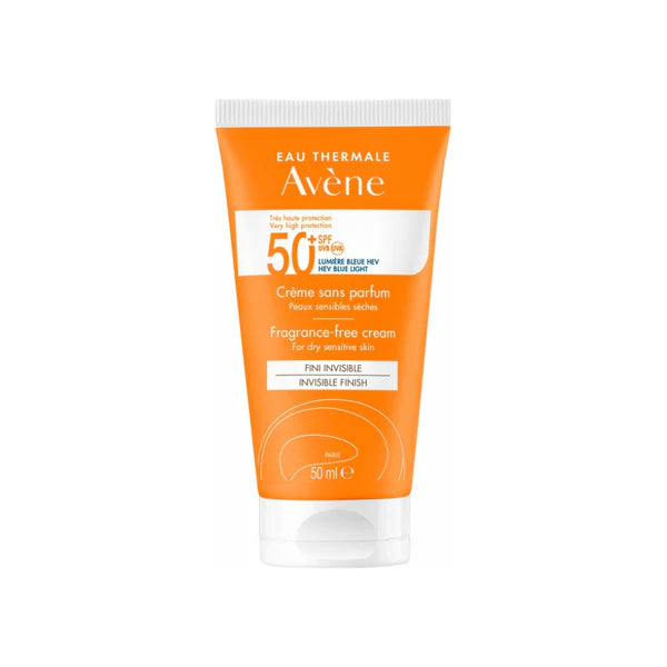 Avène Ultra Broad Spectrum Spf50+Fragnance Free Cream For Dry - Sensitive Skin 50ml