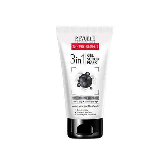 Revuele Charcoal 3in1 Gel Scrub Mask 150ml