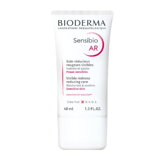 Bioderma Sensibio AR skincare product on a white background