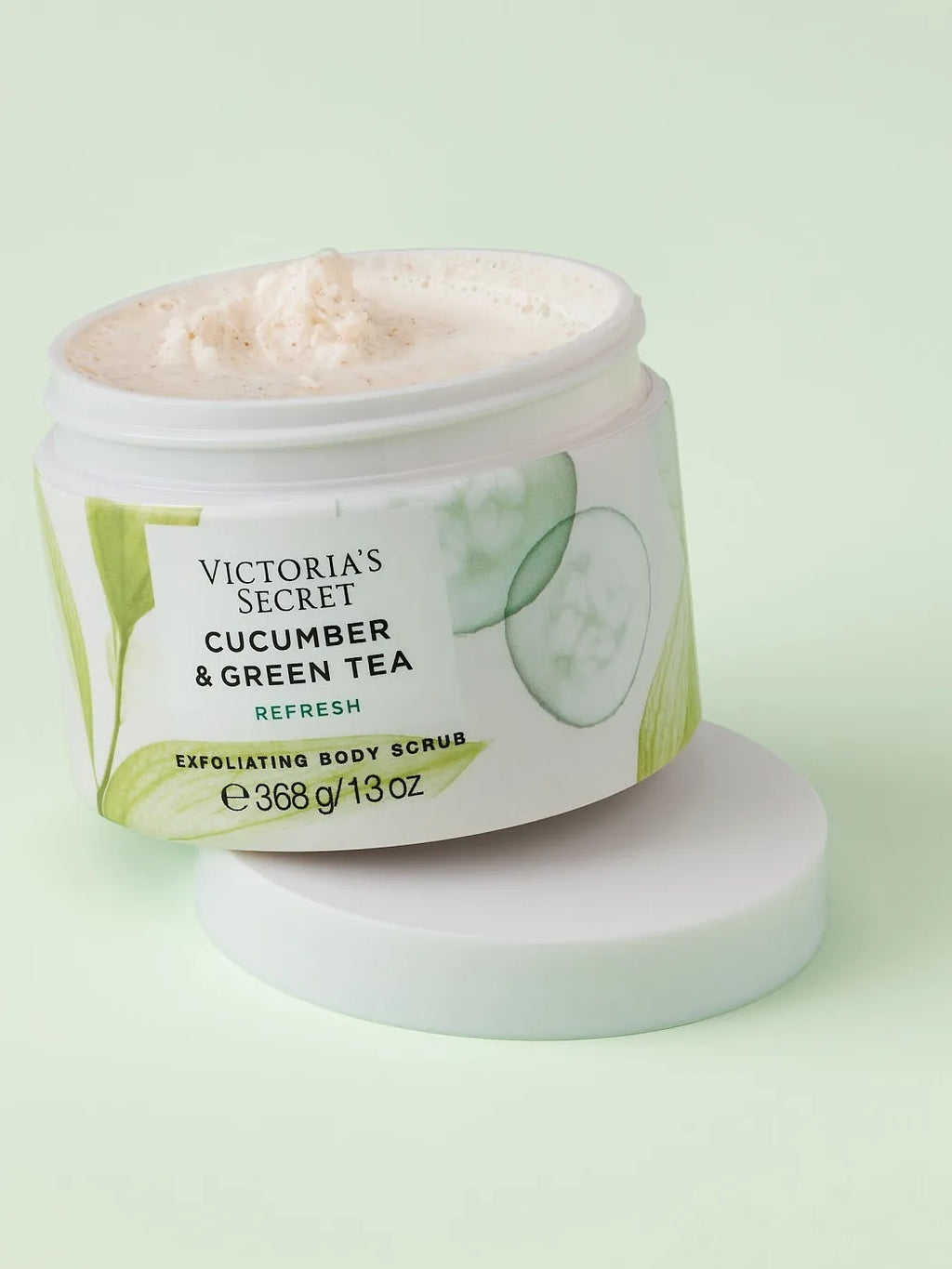 Victoria's Secret Natural Beauty Exfoliating Body Scrub - Cucumber & Green Tea 368g