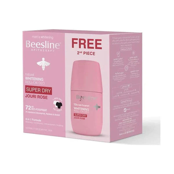 Beesline natural whitening roll on deo - Jouri rose