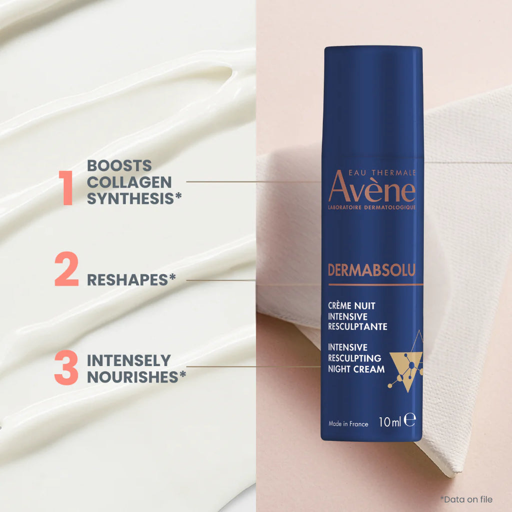 Avene Dermabsolu Eye Contour 15ml+Free 10ml Dermabsolu Night Cream