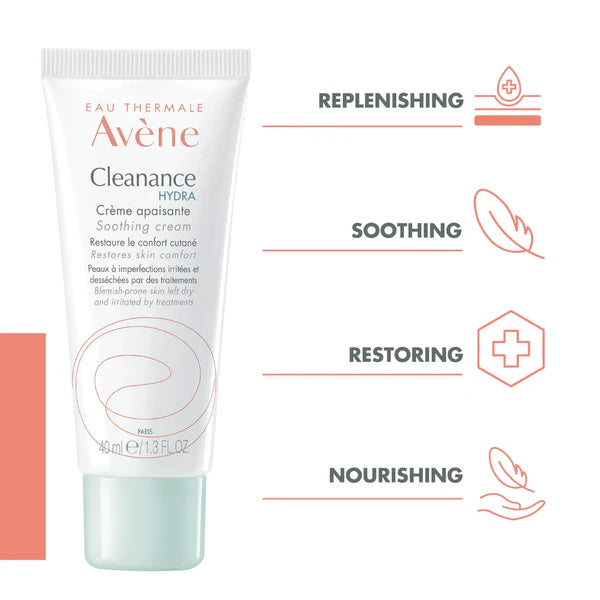 Avène Cleanance Hydra Soothing Cream 40ml