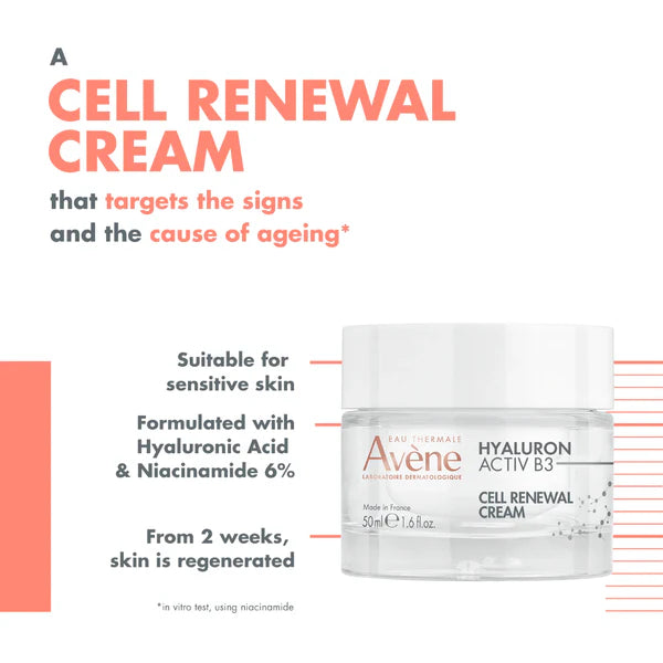 Avène Hyaluron Activ B3 Cell Renewal Cream 50ml