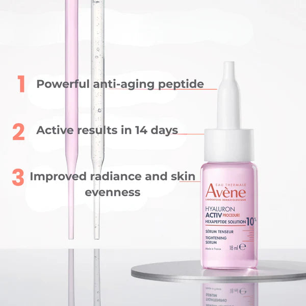 Avène Hyaluron Activ Procedure 10% Hexapeptide Solution For Wrinkles & Firmness Anti-Aging Lifting Serum 18ml
