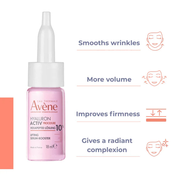 Avène Hyaluron Activ Procedure 10% Hexapeptide Solution For Wrinkles & Firmness Anti-Aging Lifting Serum 18ml