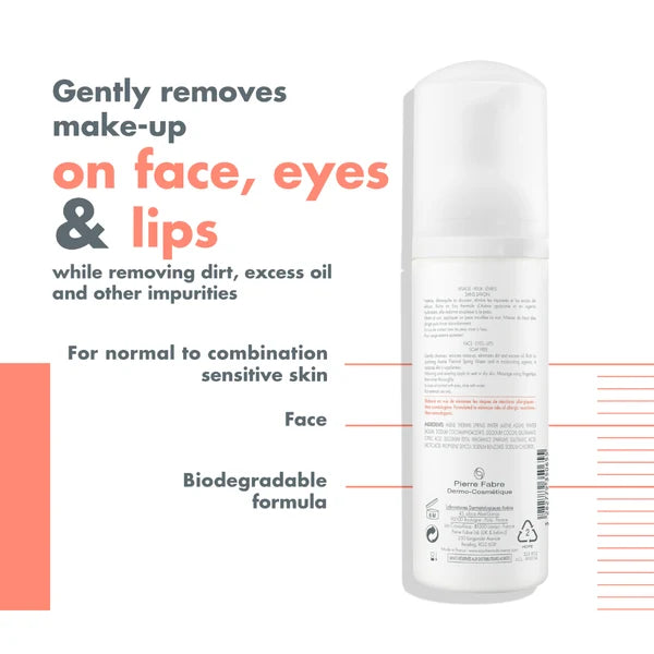 Avène Hydrance UV Light SPF 30+Cleansing Foam Buy 1 Get 1 Pouch