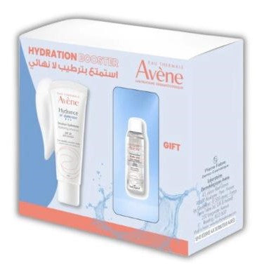 Avene hydration booster gift set packaging on a white background