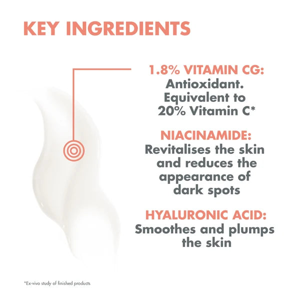 Avène Radiance Vitamin Activ Cg Serum+Avène Hydrance Aqua-Gel Buy 1 Get 1 Pouch