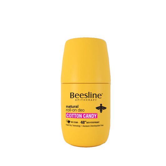 Beesline Natural Roll On Deo Cotton Candy 50ml