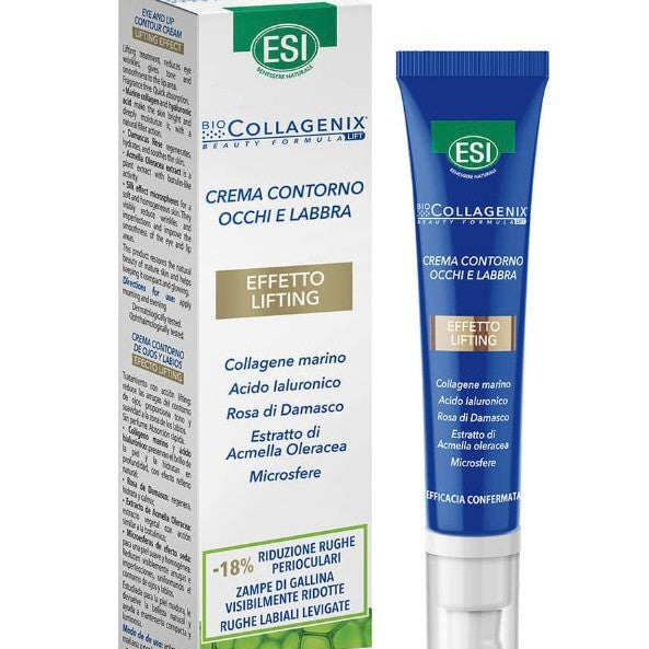 ESI BioCollagenix eye and lip contour cream packaging on a white background