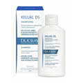 Ducray Kelual DS shampoo bottle and packaging on a white background
