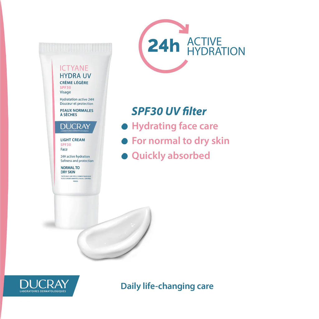 Ducray Hydra Ictyane UV 30 spf 40 ml