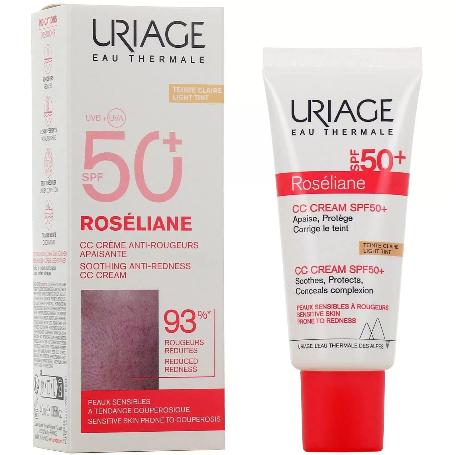 Roséliane CC Cream Sensitive Skin Prone to Redness SPF30+