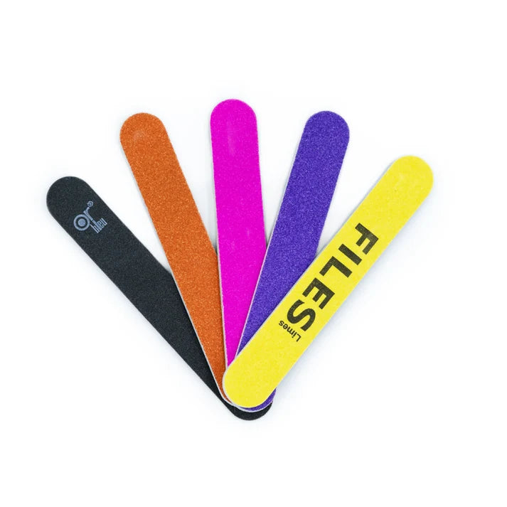 Orbleu Mini Plastic Nail Files (Colored)