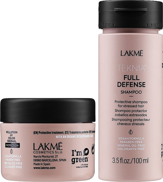 Lakmé Teknia Full Defense Shampoo and Treatment Travel Pack