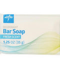 Bar of soap with Medline branding on a white background