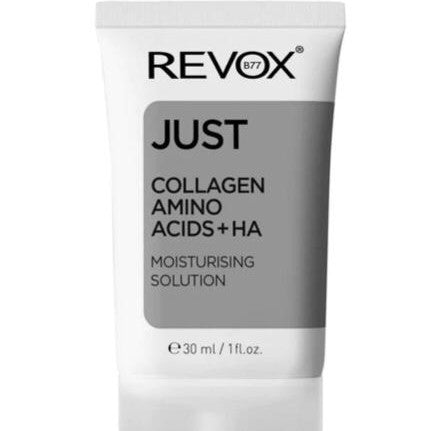 Revox Just Collagen Amino Acids + HA moisturizing solution tube on a white background
