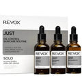Revox skincare routine with oil control focus on a white background