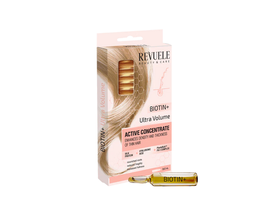 Revuele Biotin Hair Ampoules Ultra Volume - 10 Ampoules