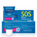 Revuele SOS Spot Treatment gel and packaging on a white background