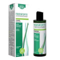 Rigenforte shampoo bottle and packaging on a white background