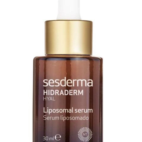 Sesderma Hidraderm Hyal liposomal serum bottle on a white background