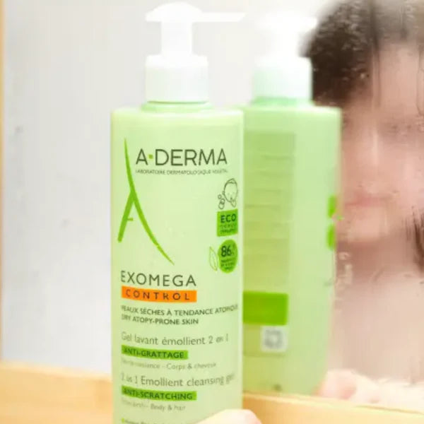 A-Derma Exomega Control Gel 2In1 For Eczema Prone Skin 500ml