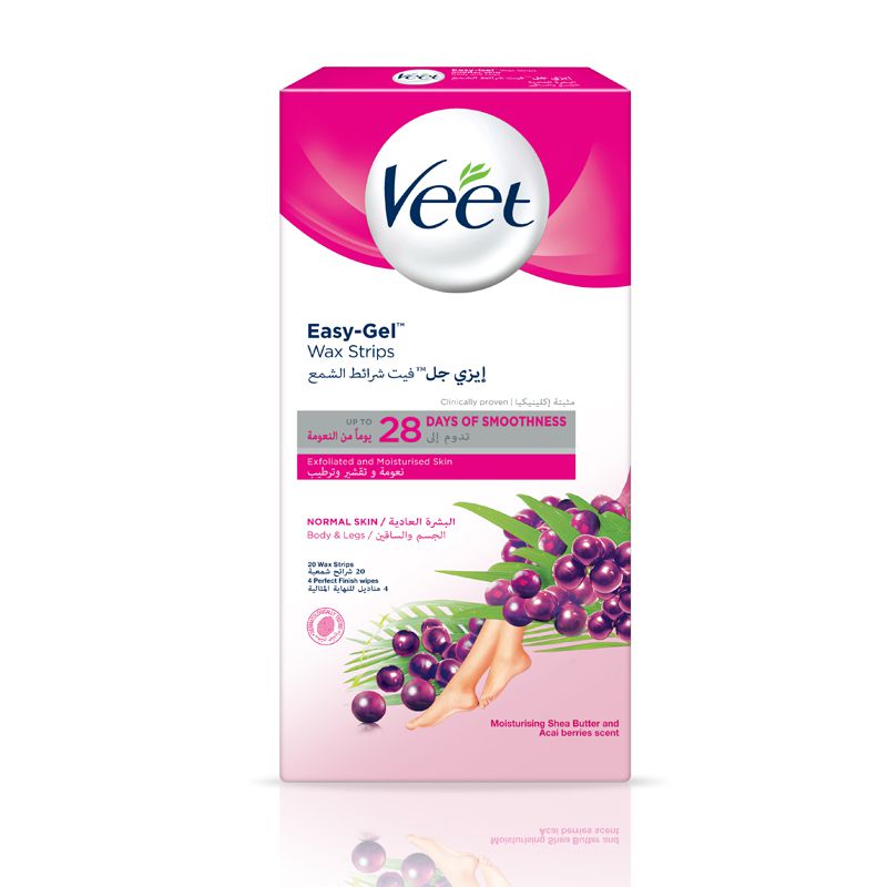 Veet Wax Strips - Legs And Body 20 Strips
