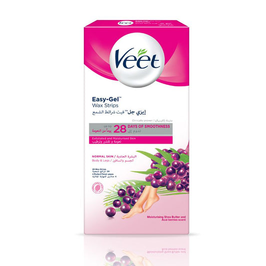 Veet Wax Strips - Legs And Body 20 Strips