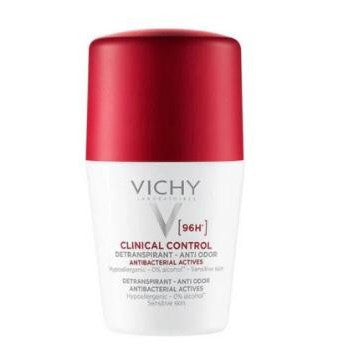 Vichy Clinical Control deodorant bottle on a white background