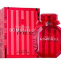 Victoria's Secret Bombshell Intense perfume bottle and packaging on a white background