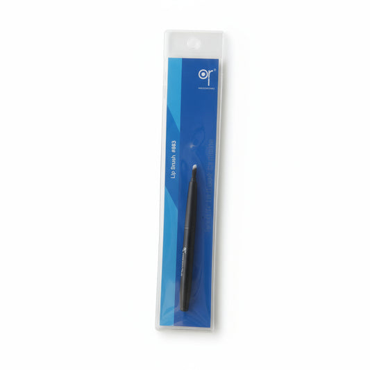 Eyebrow pencil in packaging on a beige background