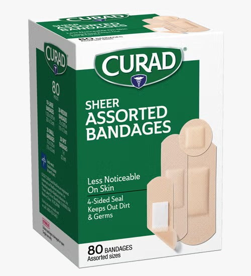 Curad Sheer Assorted Bandages
