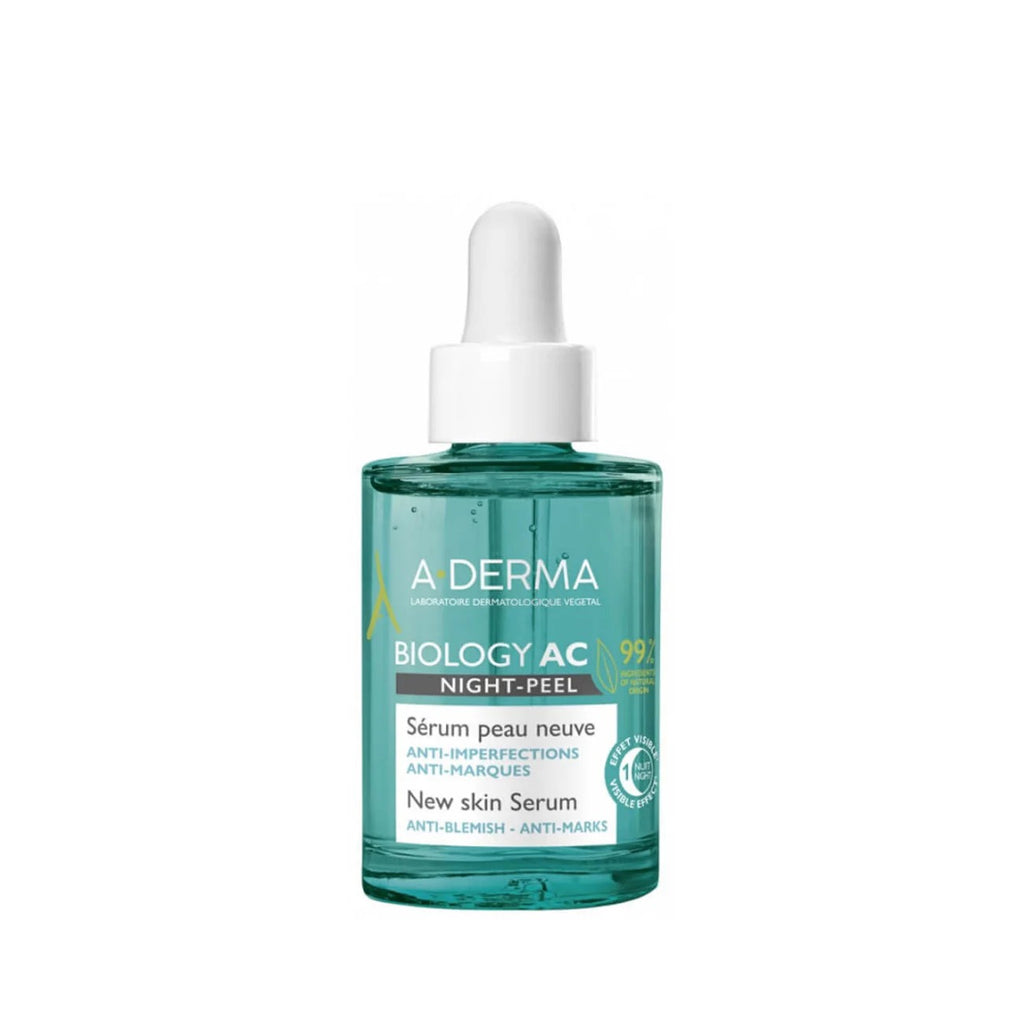 A-derma Biology AC Night Peel Anti-Blemish Serum 30ml