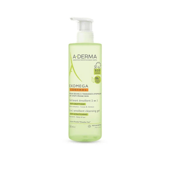 A-Derma Exomega Control Gel 2In1 For Eczema Prone Skin 500ml