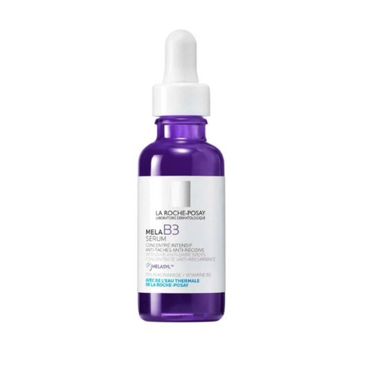 La Roche-Posay Mela B3 serum bottle on a white background