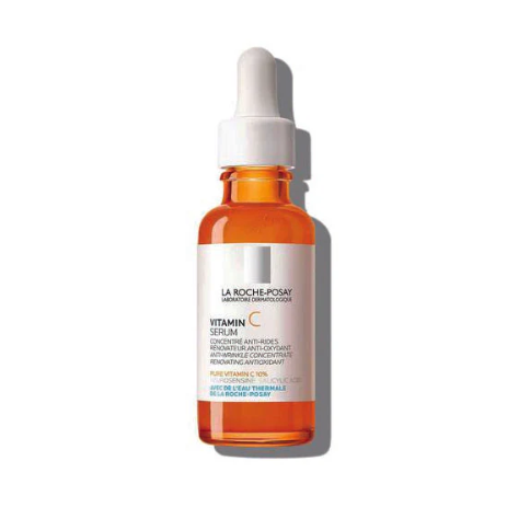 La Roche-Posay Vitamin C serum bottle on a white background