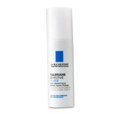 La Roche-Posay Toleriane Sensitive Fluide bottle on a white background