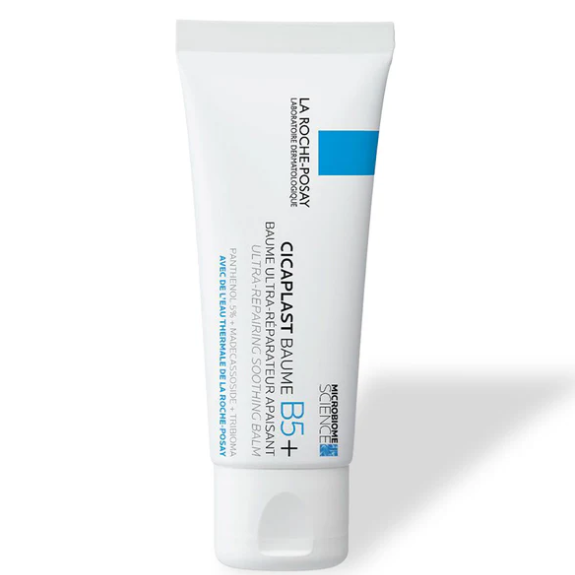 La Roche-Posay Cicaplast Baume B5+ tube on a white background