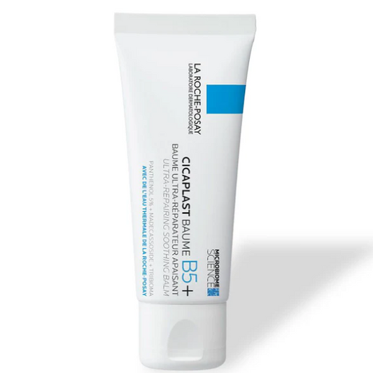 La Roche-Posay Cicaplast Baume B5+ tube on a white background
