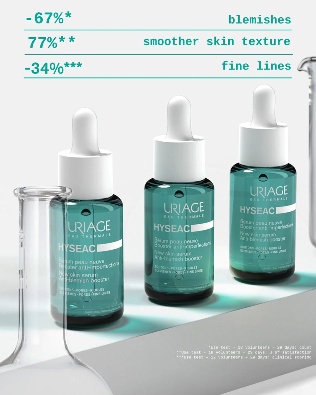 Uriage Hyseac Serum Peau Neuve - Anti-Imperfection Serum for Clear and Smooth Skin 30ml