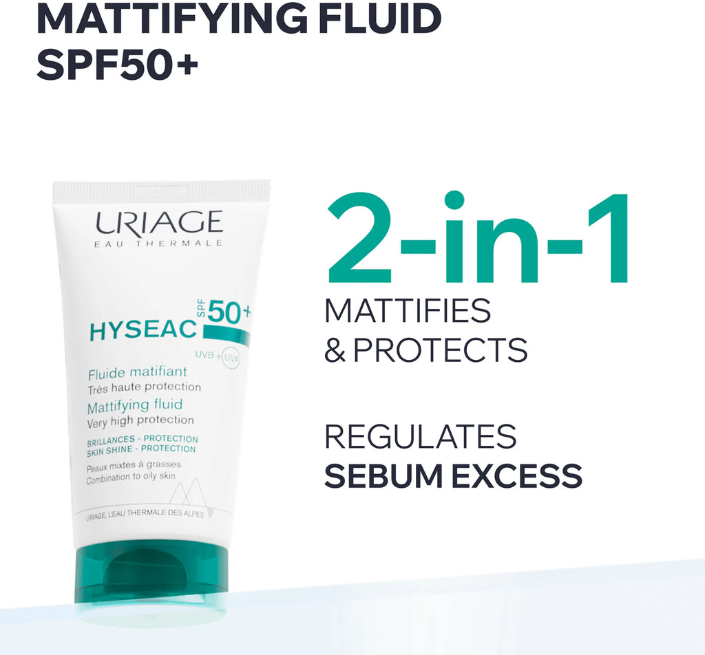 يورياج هيساك SPF50+ سائل مطفئ للمعان
