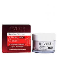 Revuele Tightening Night Cream with packaging on a white background
