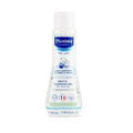 Mustela baby cleansing gel bottle on a white background